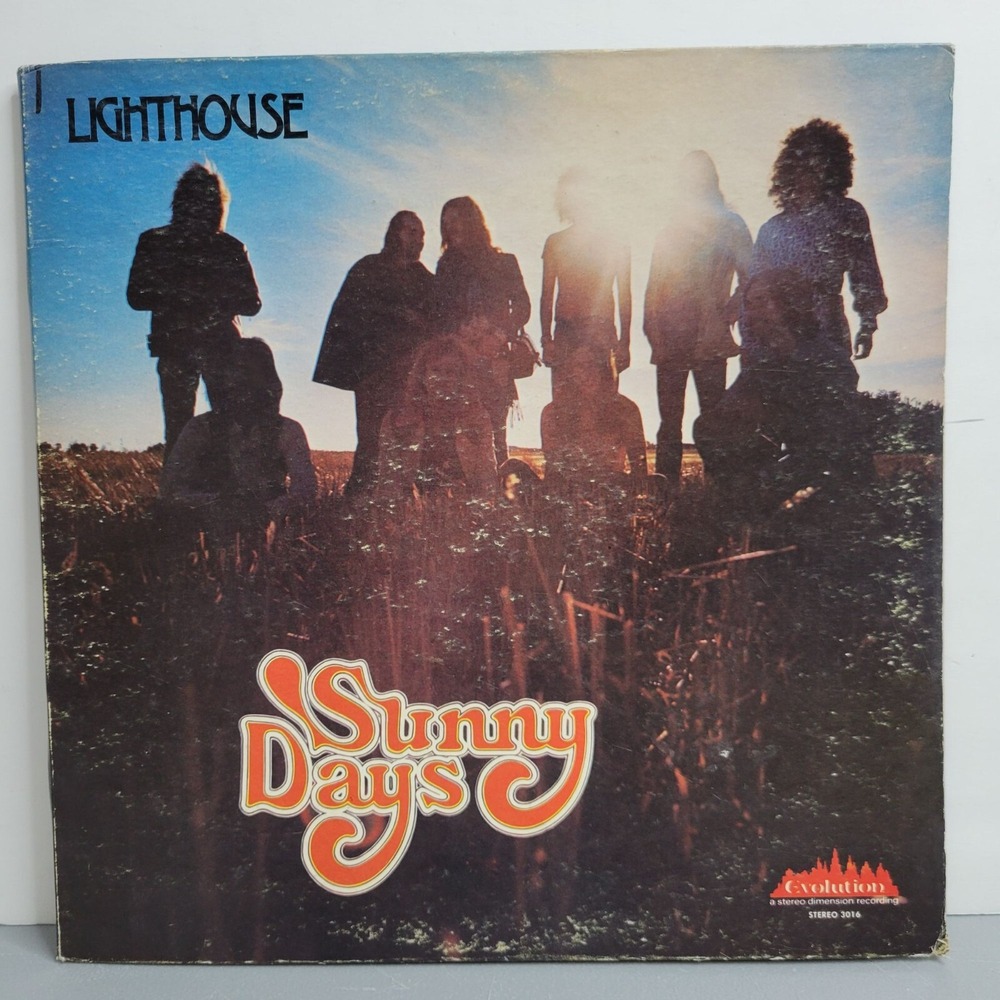 Lighthouse "Sunny Days" Vinyl Record Album Stereo 3016 1972 Evolution‎ Records